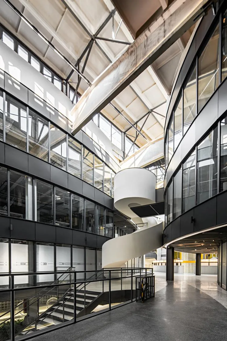 BIM Architecture | Old Factory Turning into New Garden - Zhongguancun Digital Innovation Industry Base/QUCESS Stone Cleaning Design