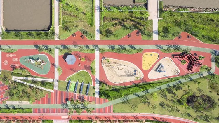 BIM Architecture | Jiangyin Binjiang Park China, Jiangsu/BAU Architecture and Urban Design Firm