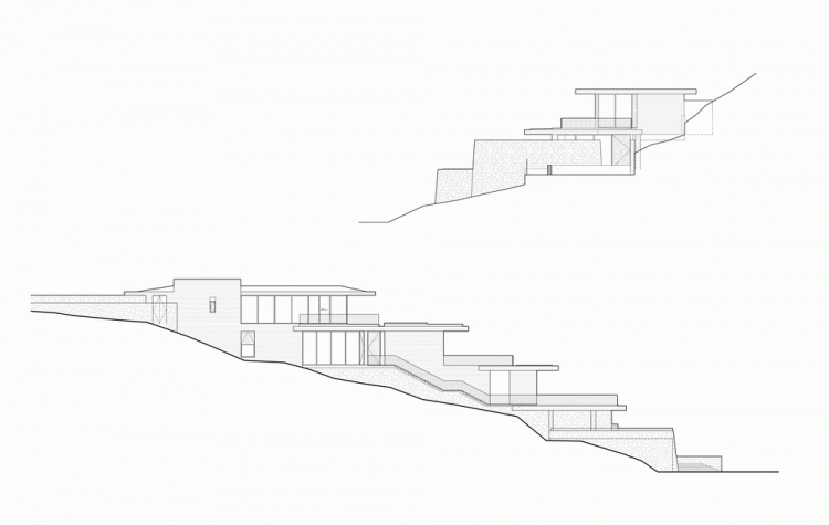BIM Architecture | Defined Landscape: Fishing Village Tea House/Meng Fanhao - ad x line+
