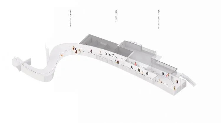 BIM Architecture | Su Po Art Gallery/Small Hidden Architecture - Corridor Bridge Imagery, a Picture of Light and Shadow