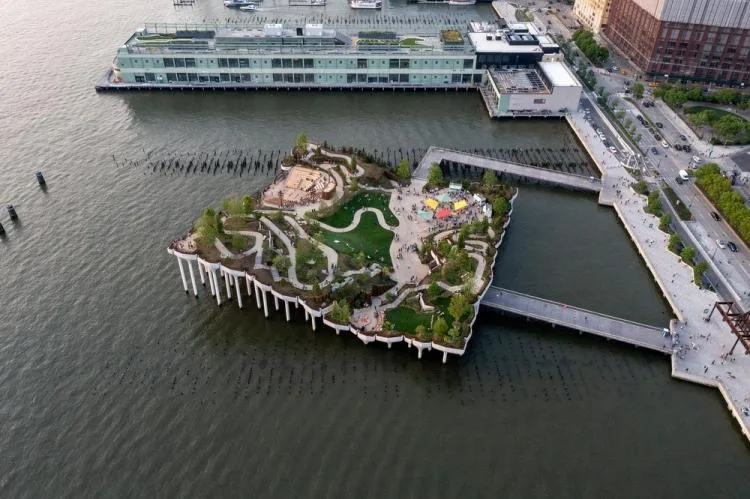 BIM Architecture | Genius Architect Heatherwick's New Work: Hudson River Island Park/Heatherwick Studio