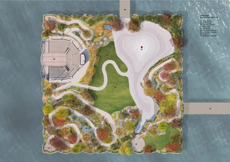 BIM Architecture | Genius Architect Heatherwick's New Work: Hudson River Island Park/Heatherwick Studio