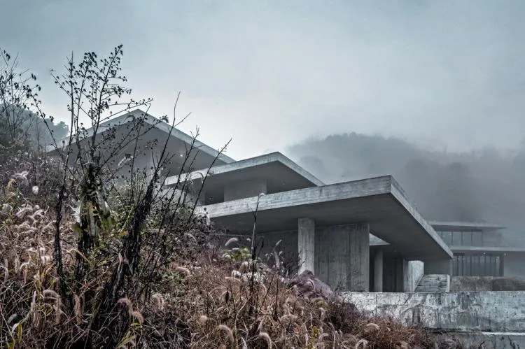 BIM Architecture | Defined Landscape: Fishing Village Tea House/Meng Fanhao - ad x line+