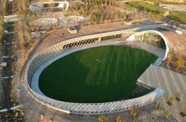 BIM Architecture: Designing the Circular Walk at South African Garden Café-BIM WORLD