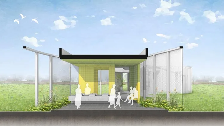 BIM Architecture | Rest Station/Landscape Design of Linping Sports Park