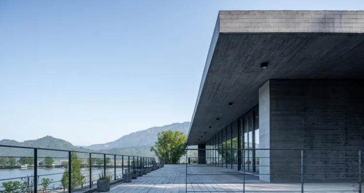 BIM Architecture | Defined Landscape: Fishing Village Tea House/Meng Fanhao - ad x line+