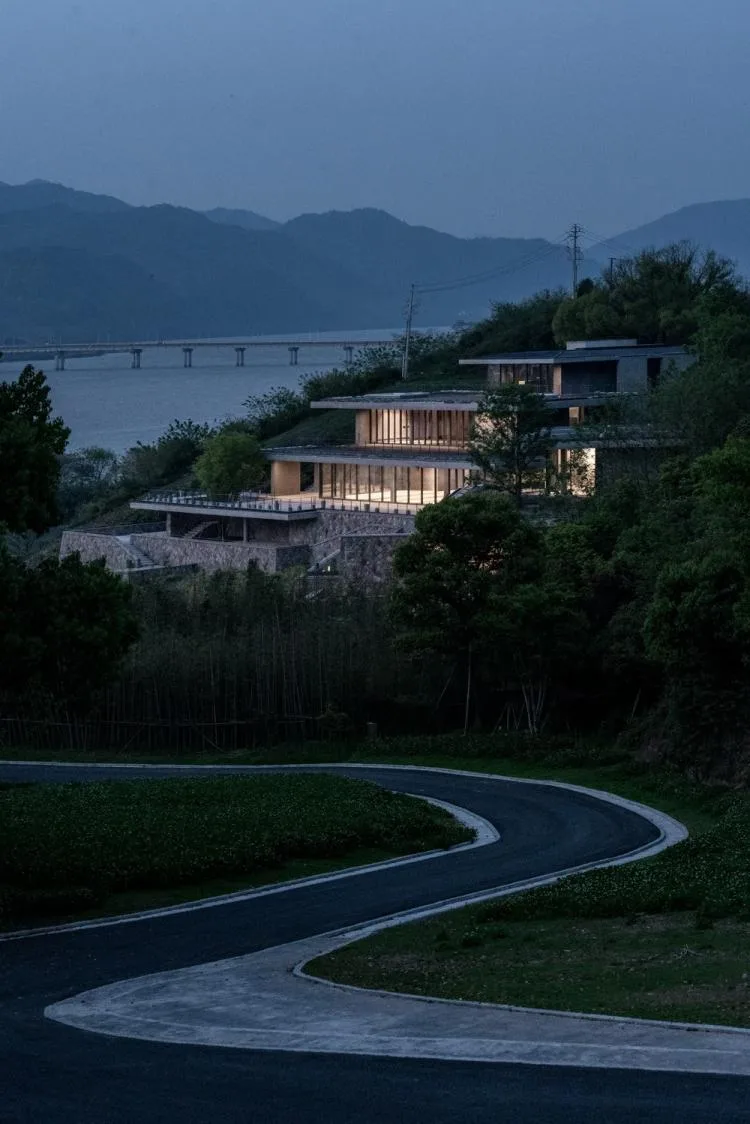 BIM Architecture | Defined Landscape: Fishing Village Tea House/Meng Fanhao - ad x line+