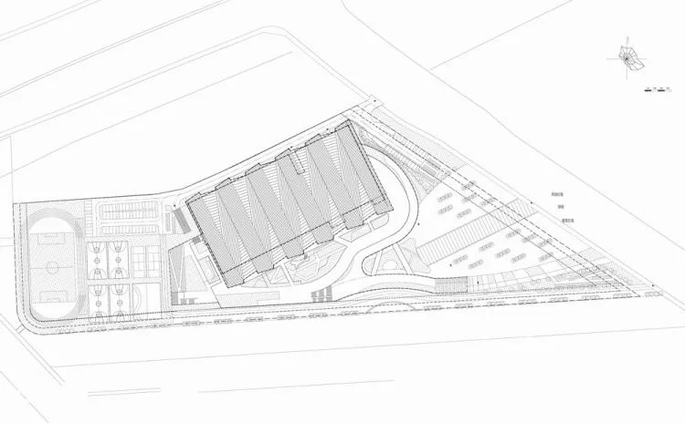 BIM Architecture | Huqiu Mountain, North of New City: Jinchang New City Sports Center/Zhongheng Design Group