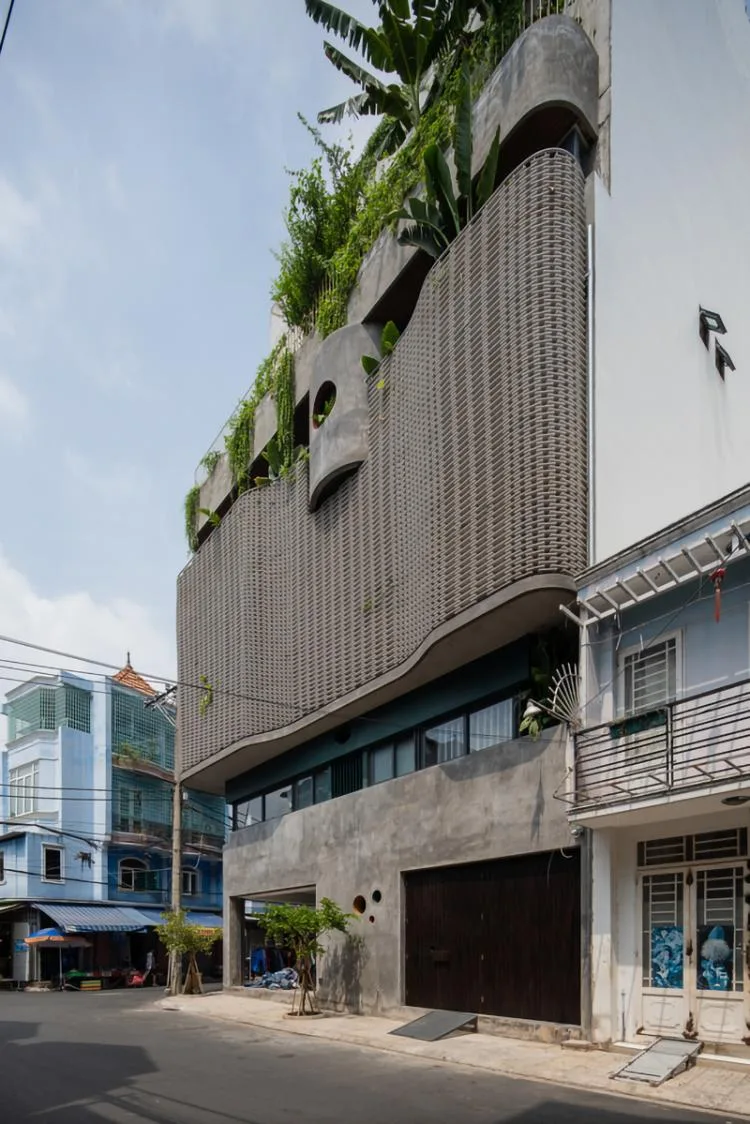 BIM Architecture | Ho Chi Minh City Flower Lady's Home, a cluster of natural green in the original/H.2