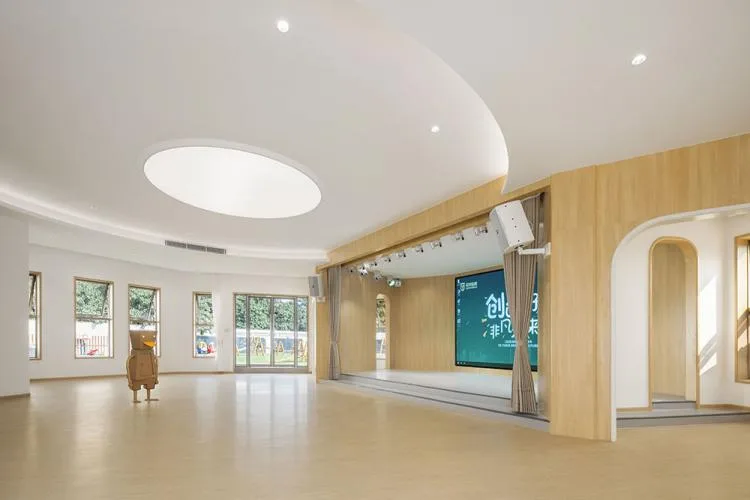 BIM Architecture | Guancui International Kindergarten, Open Children's Exploration Teaching Space/VMDPE Roundway Design