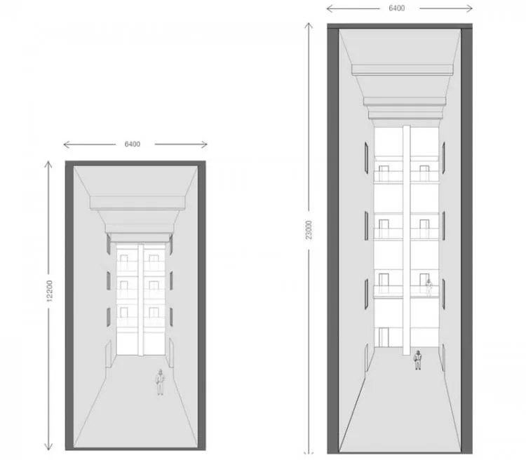 BIM Architecture | Seven Small Houses · High rise Youth Apartment Shared Courtyard Renovation | Seven in One Design