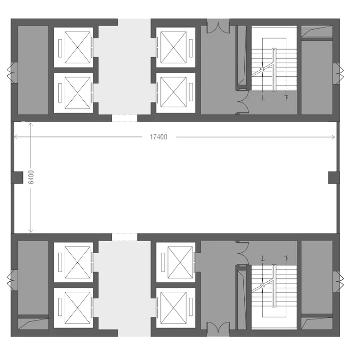 BIM Architecture | Seven Small Houses · High rise Youth Apartment Shared Courtyard Renovation | Seven in One Design