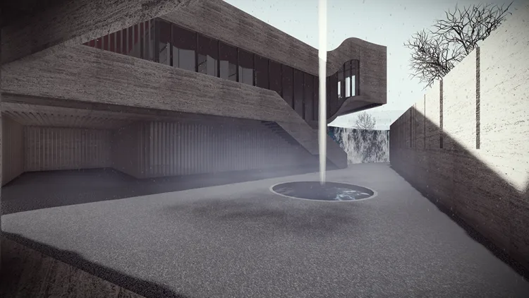 BIM Architecture | Rui'an Huling Hot Spring Exhibition Hall/Zhongsheng Design Group Co., Ltd. - Wu Yanwei Design Studio