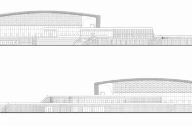 BIM-Driven Design: Jinchang New City Sports Center at Huqiu Mountain by Zhongheng Design Group-BIM WORLD