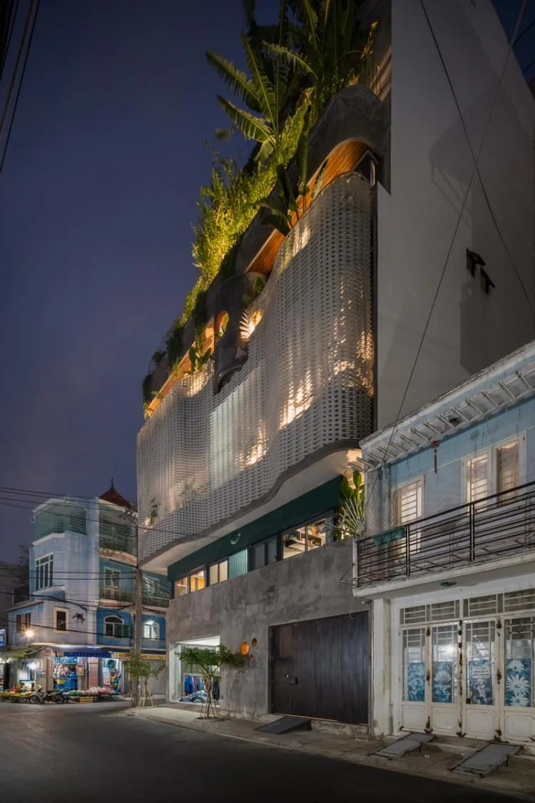 BIM Architecture | Ho Chi Minh City Flower Lady's Home, a cluster of natural green in the original/H.2