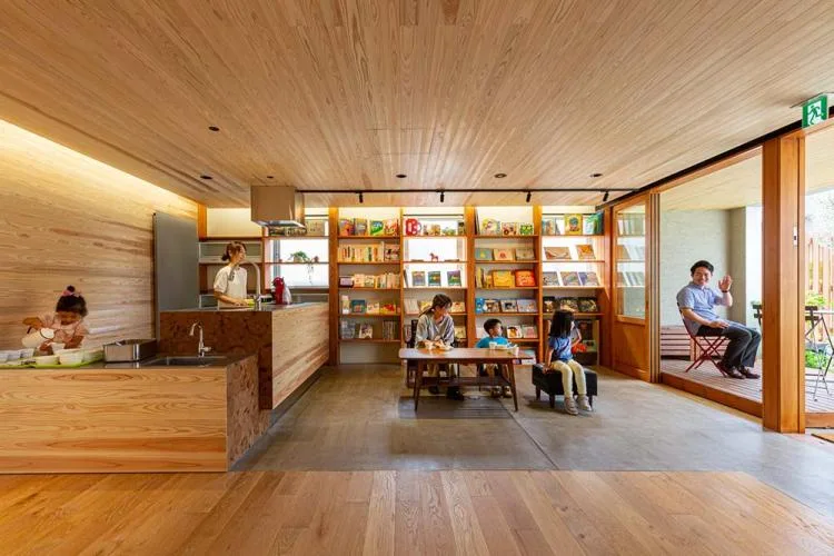 BIM Architecture | AKN Nursery, Akishino City Forest House/Hibino Design+Youji no Shiro