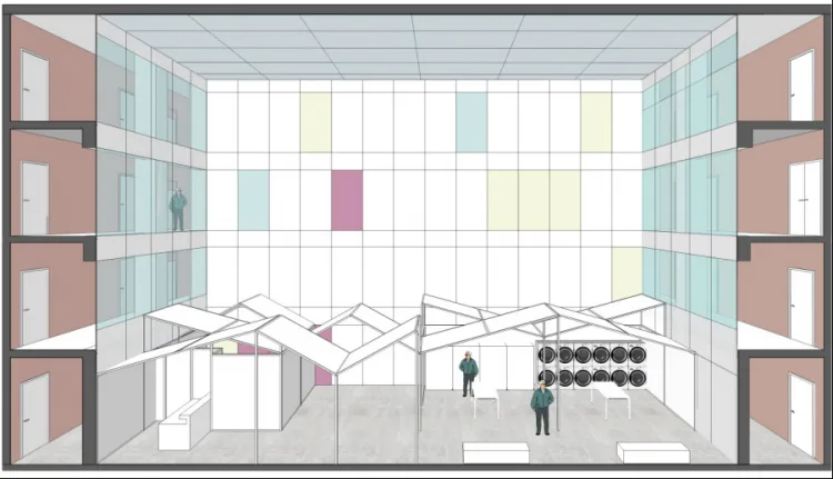BIM Architecture | Seven Small Houses · High rise Youth Apartment Shared Courtyard Renovation | Seven in One Design