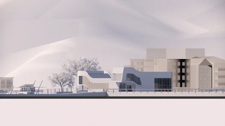 BIM Architecture | Rui'an Huling Hot Spring Exhibition Hall/Zhongsheng Design Group Co., Ltd. - Wu Yanwei Design Studio