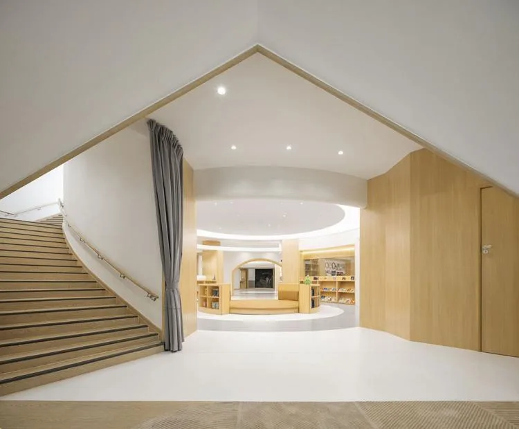 BIM Architecture | Guancui International Kindergarten, Open Children's Exploration Teaching Space/VMDPE Roundway Design