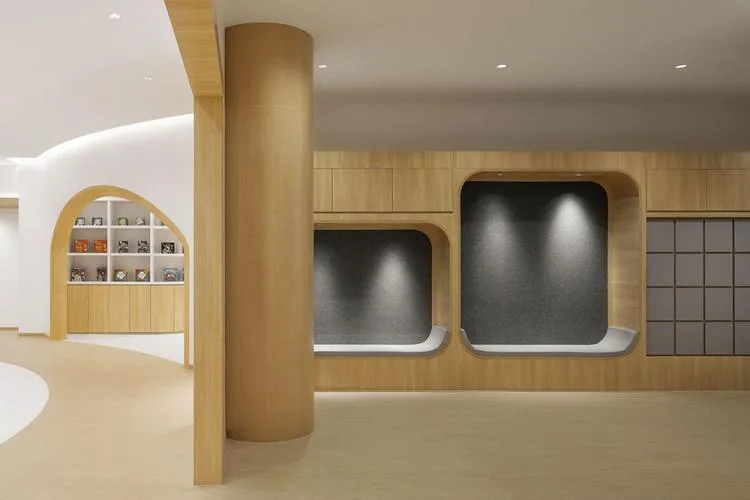 BIM Architecture | Guancui International Kindergarten, Open Children's Exploration Teaching Space/VMDPE Roundway Design