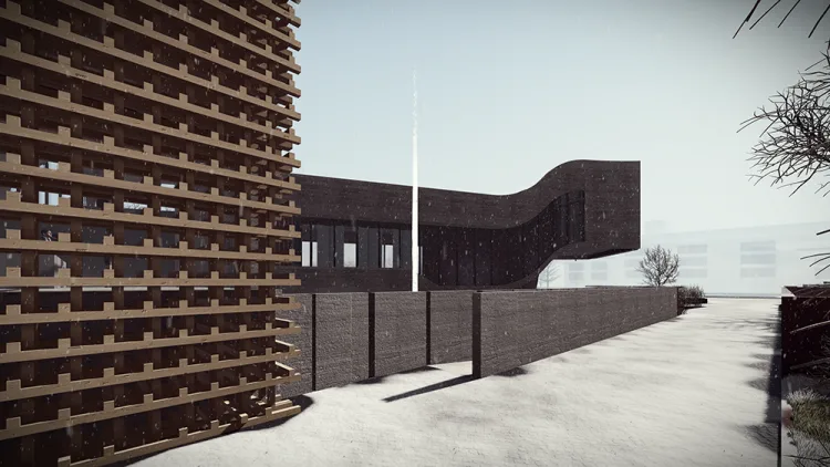 BIM Architecture | Rui'an Huling Hot Spring Exhibition Hall/Zhongsheng Design Group Co., Ltd. - Wu Yanwei Design Studio