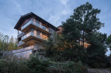 BIM Architecture: Ma'ershan Village Linyushanfang Homestay Hotel by Jianlin Design, Zhangjiajie, Hunan-BIM WORLD