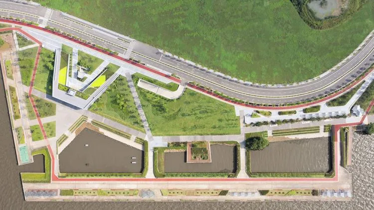 BIM Architecture | Jiangyin Binjiang Park China, Jiangsu/BAU Architecture and Urban Design Firm