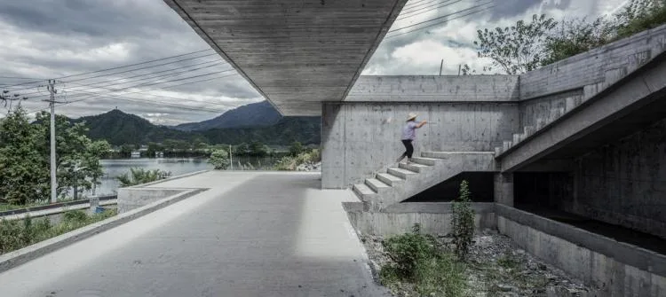 BIM Architecture | Defined Landscape: Fishing Village Tea House/Meng Fanhao - ad x line+