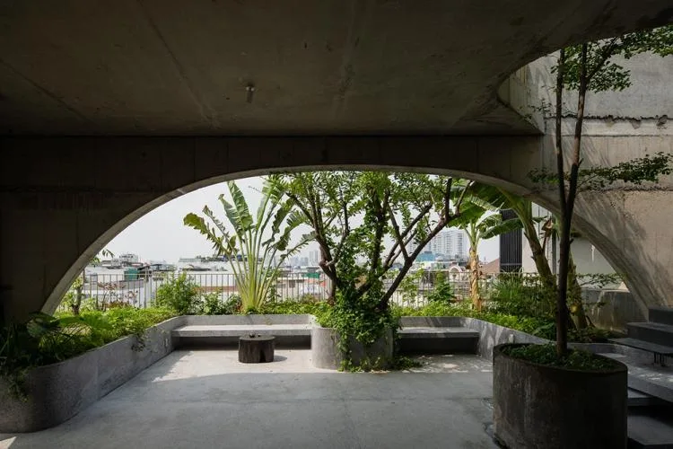 BIM Architecture | Ho Chi Minh City Flower Lady's Home, a cluster of natural green in the original/H.2