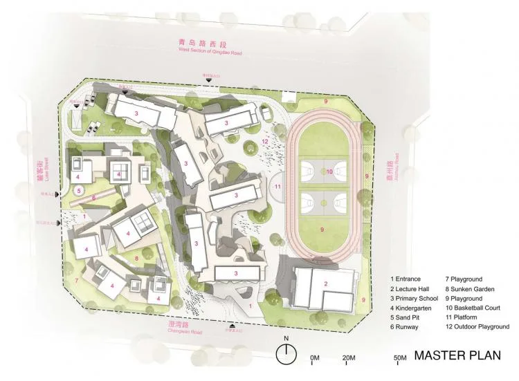 BIM Architecture | Chengdu Luhu Hamilton Primary School and Kindergarten/Non Search Architecture