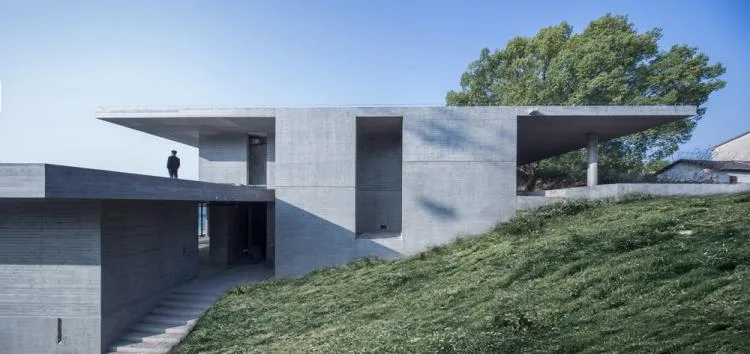 BIM Architecture | Defined Landscape: Fishing Village Tea House/Meng Fanhao - ad x line+