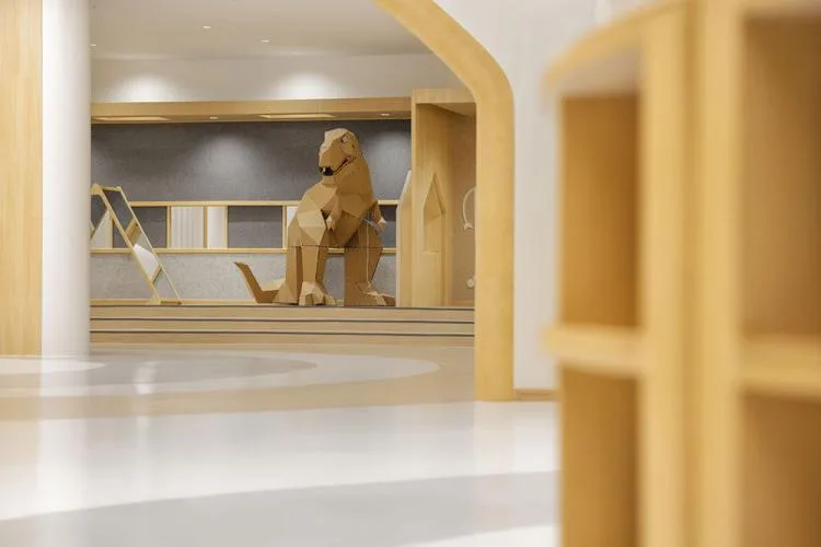BIM Architecture | Guancui International Kindergarten, Open Children's Exploration Teaching Space/VMDPE Roundway Design