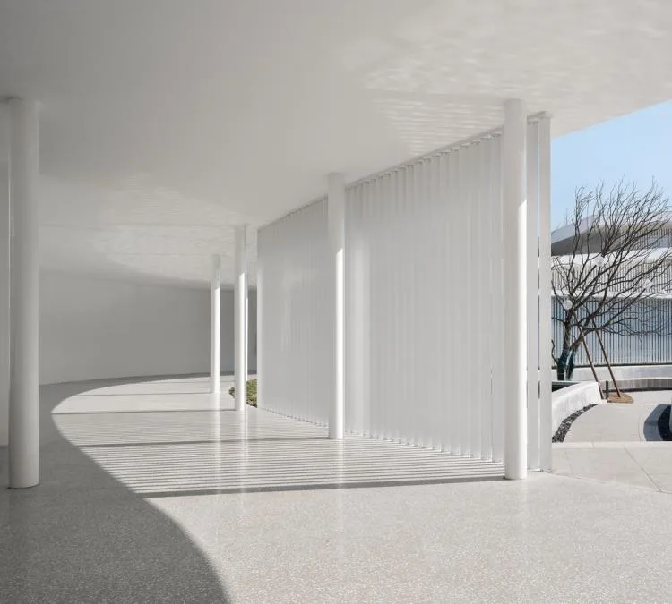 BIM Architecture | Su Po Art Gallery/Small Hidden Architecture - Corridor Bridge Imagery, a Picture of Light and Shadow