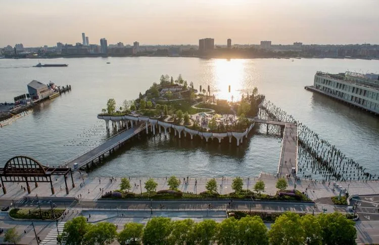 BIM Architecture | Genius Architect Heatherwick's New Work: Hudson River Island Park/Heatherwick Studio