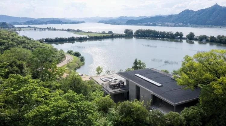 BIM Architecture | Defined Landscape: Fishing Village Tea House/Meng Fanhao - ad x line+