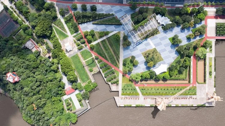 BIM Architecture | Jiangyin Binjiang Park China, Jiangsu/BAU Architecture and Urban Design Firm