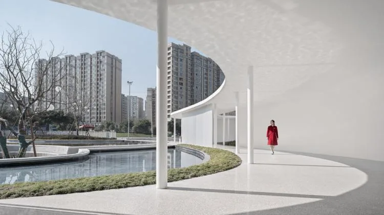 BIM Architecture | Su Po Art Gallery/Small Hidden Architecture - Corridor Bridge Imagery, a Picture of Light and Shadow