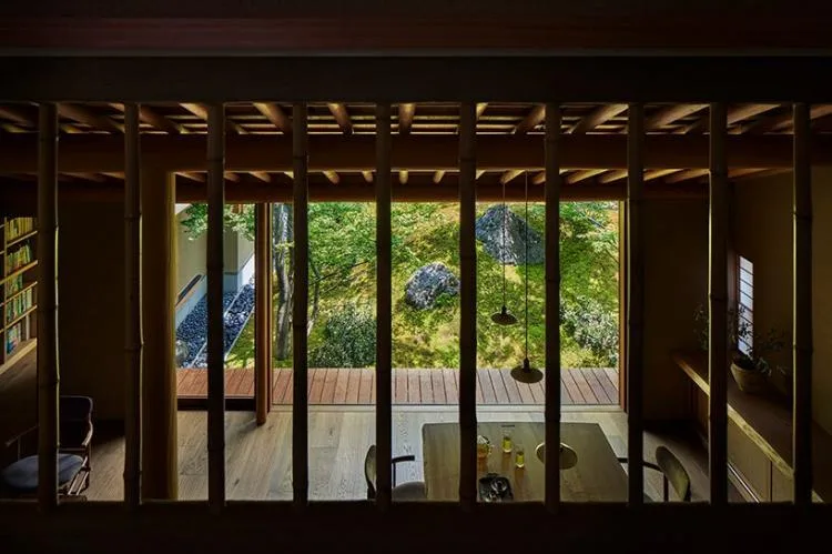 BIM Architecture | Kyoto Sacred Stone House, Japanese Courtyard Landscape/Nakamura Taki&Co; NAP Office