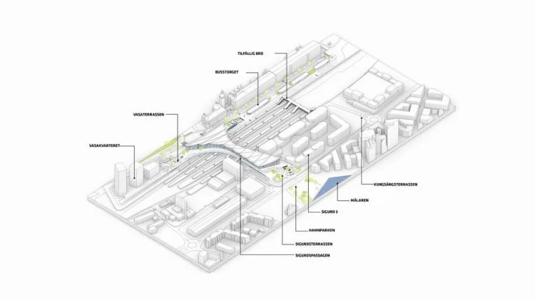 BIM Architecture | Integrated Transportation Hub/BIG with One Leaf Roof