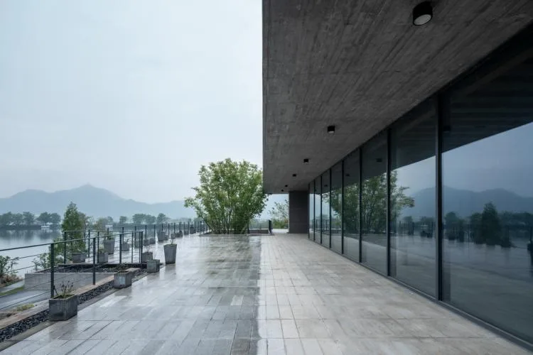 BIM Architecture | Defined Landscape: Fishing Village Tea House/Meng Fanhao - ad x line+