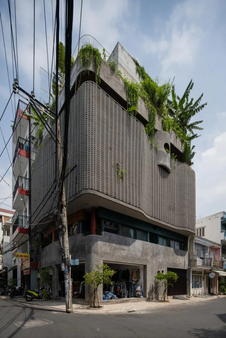 BIM Architecture | Ho Chi Minh City Flower Lady's Home, a cluster of natural green in the original/H.2