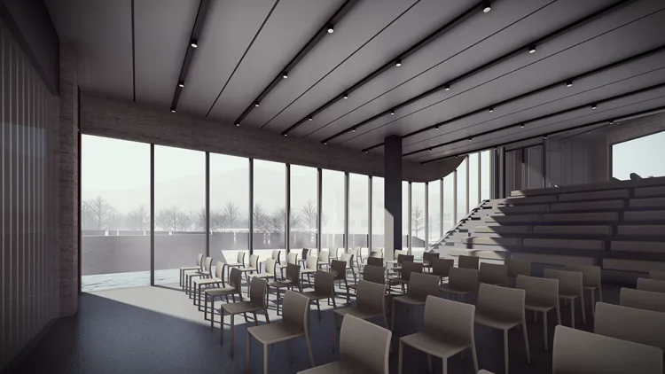BIM Architecture | Rui'an Huling Hot Spring Exhibition Hall/Zhongsheng Design Group Co., Ltd. - Wu Yanwei Design Studio