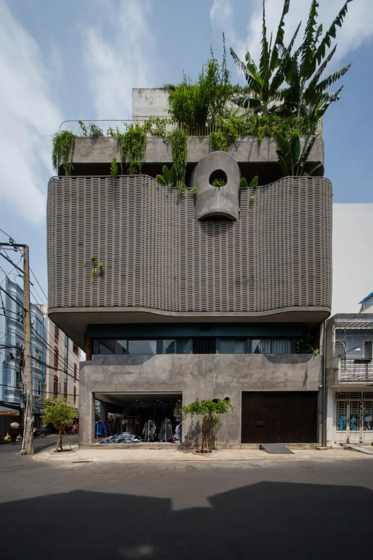 BIM Architecture | Ho Chi Minh City Flower Lady's Home, a cluster of natural green in the original/H.2