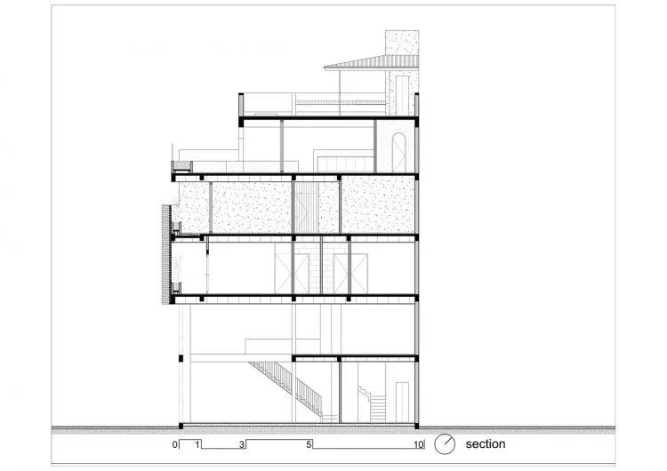 BIM Architecture | Ho Chi Minh City Flower Lady's Home, a cluster of natural green in the original/H.2