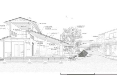 BIM Architecture: Kyoto Sacred Stone House and Japanese Courtyard Landscape by Nakamura Taki & Co., NAP Office-BIM WORLD