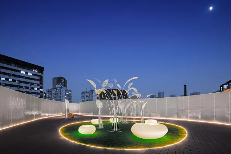 BIM Architecture | Old Factory Turning into New Garden - Zhongguancun Digital Innovation Industry Base/QUCESS Stone Cleaning Design