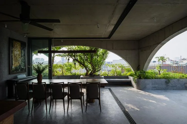 BIM Architecture | Ho Chi Minh City Flower Lady's Home, a cluster of natural green in the original/H.2