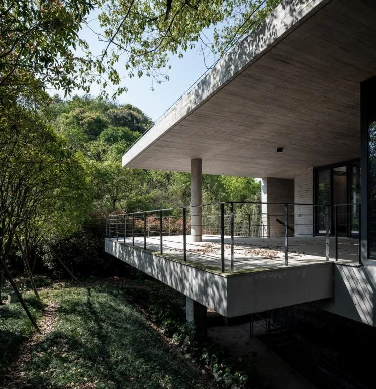 BIM Architecture | Defined Landscape: Fishing Village Tea House/Meng Fanhao - ad x line+