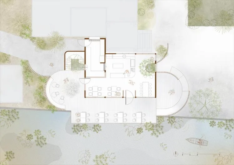 BIM Architecture | Ayutthayeva Cafe/BodinChapa Architects