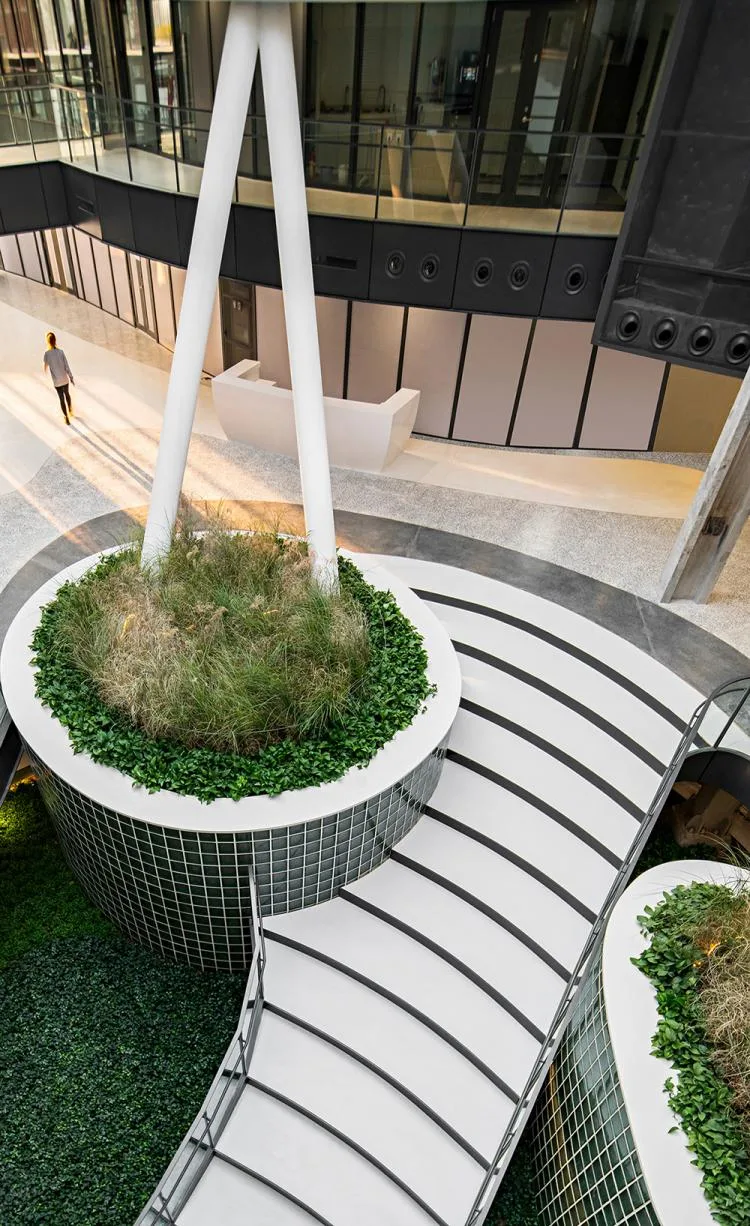 BIM Architecture | Old Factory Turning into New Garden - Zhongguancun Digital Innovation Industry Base/QUCESS Stone Cleaning Design